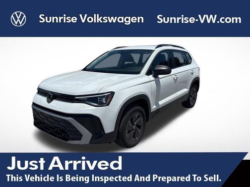 Pure White 2025 Volkswagen Taos 1.5T S