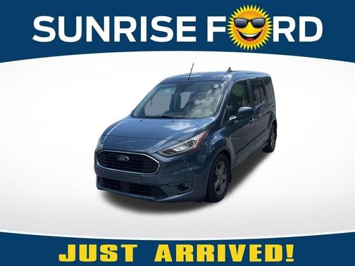 Blue Metallic 2022 Ford Transit Connect Titanium