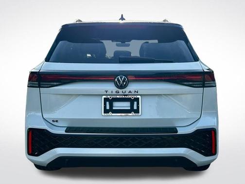 Opal White W/Deep Black Roof 2026 Volkswagen Tiguan 2.0T SE R-Line Black