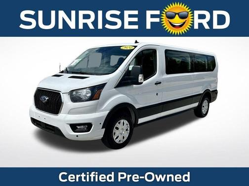 Oxford White 2024 Ford Transit-350 XLT
