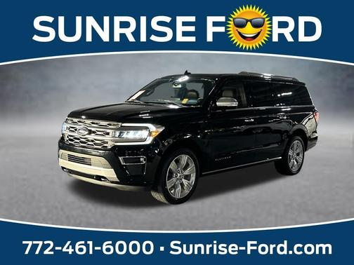 Black Metallic 2023 Ford Expedition Max Platinum