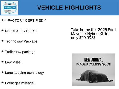 2025 Ford Maverick XL