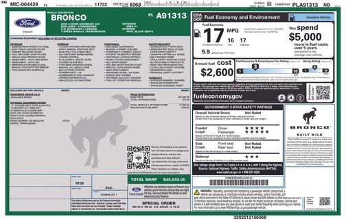 2023 Ford Bronco Badlands