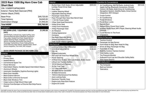 2023 RAM 1500 Big Horn/Lone Star