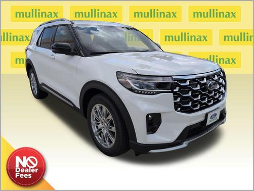 White Metallic 2026 Ford Explorer Platinum
