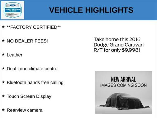 2016 Dodge Grand Caravan R/T
