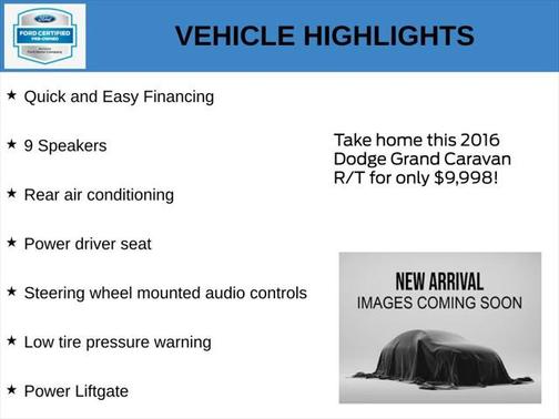 2016 Dodge Grand Caravan R/T