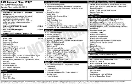 2022 Chevrolet Blazer 2LT