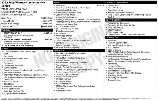 2022 Jeep Wrangler Unlimited 4xe Sahara