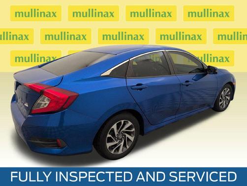 Aegean Blue Metallic 2016 Honda Civic EX