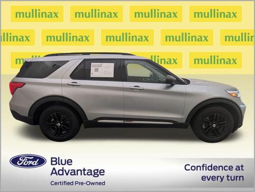 Silver Metallic 2024 Ford Explorer XLT