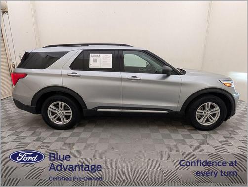 Silver Metallic 2024 Ford Explorer XLT