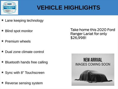 2020 Ford Ranger LARIAT