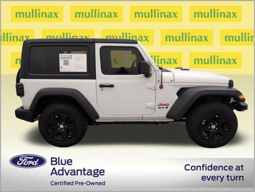 Bright White Clearcoat 2019 Jeep Wrangler Sport S