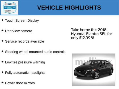 2018 Hyundai ELANTRA SEL