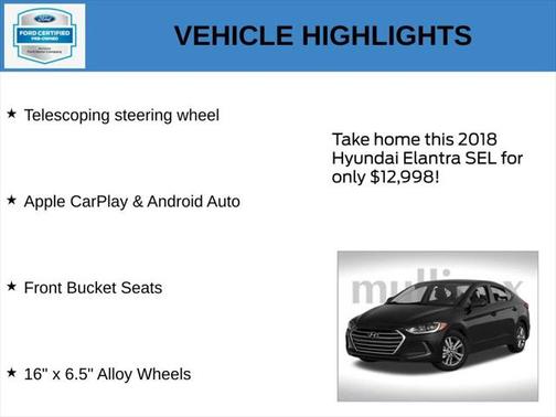 2018 Hyundai ELANTRA SEL