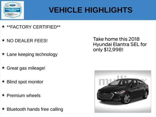 2018 Hyundai ELANTRA SEL