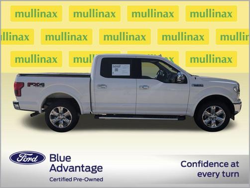 White Platinum Metallic Tri-Coat 2018 Ford F-150 Lariat