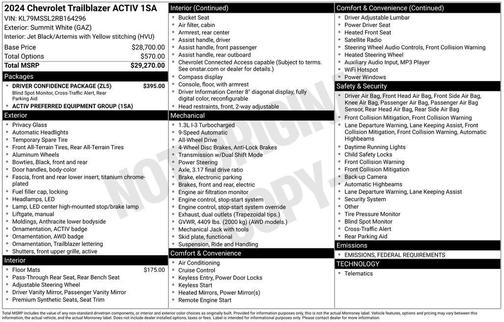 2024 Chevrolet Trailblazer ACTIV