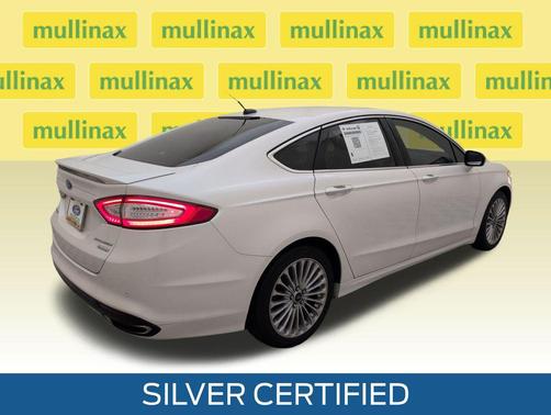 White Platinum Metallic Tri-Coat 2016 Ford Fusion Titanium