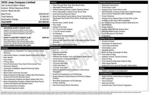 2020 Jeep Compass Limited