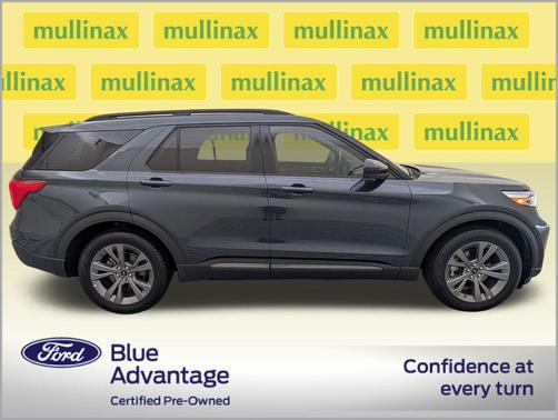 Blue Metallic 2022 Ford Explorer XLT