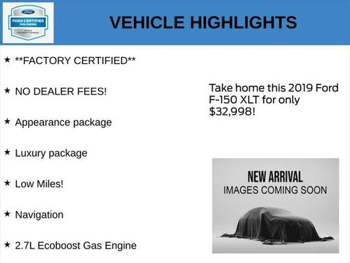 2019 Ford F-150 XLT