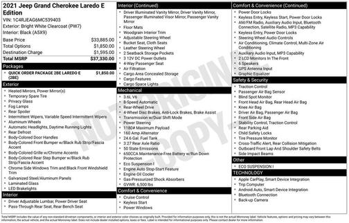 2021 Jeep Grand Cherokee Laredo