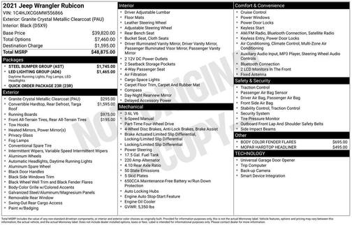 2021 Jeep Wrangler Rubicon