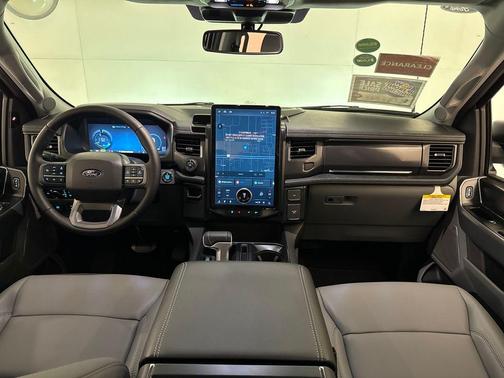 White Metallic 2025 Ford F-150 Lightning Flash