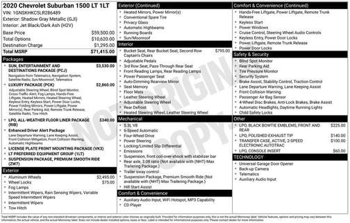2020 Chevrolet Suburban LT