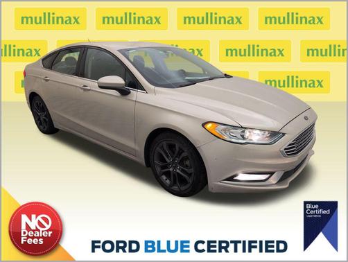 White Gold Metallic 2018 Ford Fusion SE