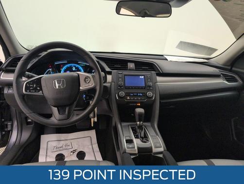 Gray 2019 Honda Civic LX