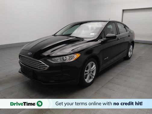 Shadow Black 2018 Ford Fusion Hybrid S