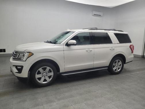 White Platinum Metallic Tri-Coat 2019 Ford Expedition XLT