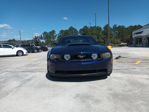 Blue 2011 Ford Mustang GT