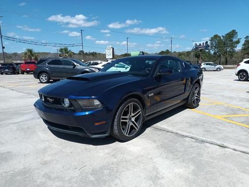 Blue 2011 Ford Mustang GT