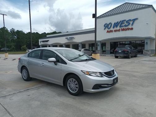 Silver 2015 Honda Civic LX