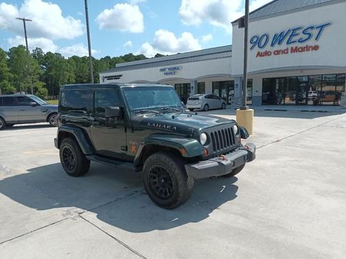Green 2011 Jeep Wrangler Sahara