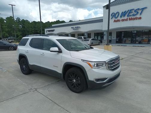 White 2018 GMC Acadia SLT-1