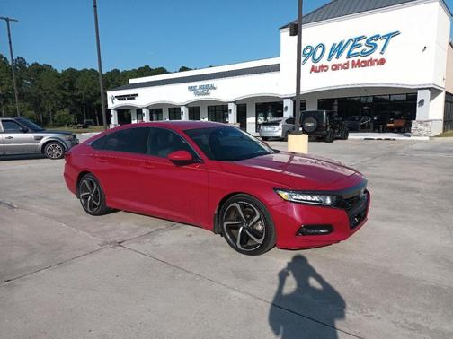 Red 2019 Honda Accord Sport