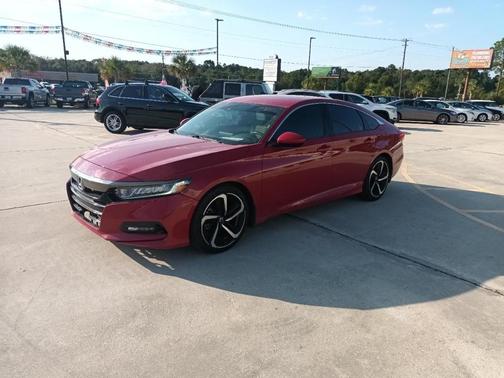Red 2019 Honda Accord Sport