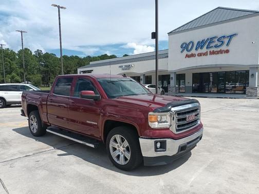 Red 2015 GMC Sierra 1500 SLE
