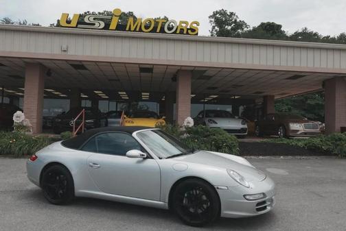 Arctic Silver Metallic 2008 Porsche 911 911 Carrera Cabriolet
