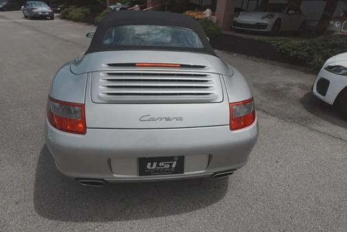 Arctic Silver Metallic 2008 Porsche 911 911 Carrera Cabriolet