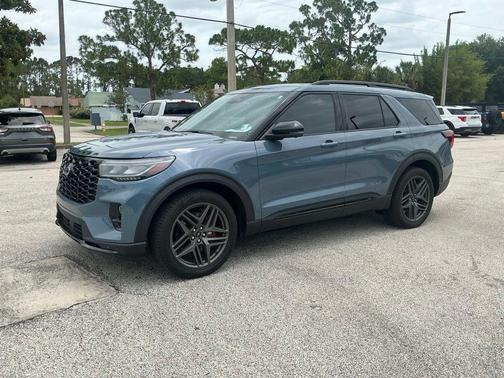 Vapor Blue Metallic 2025 Ford Explorer ST