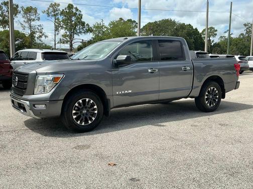 Gun Metallic 2021 Nissan Titan SV