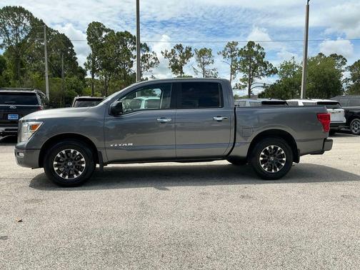Gun Metallic 2021 Nissan Titan SV