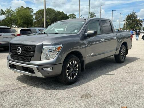 Gun Metallic 2021 Nissan Titan SV