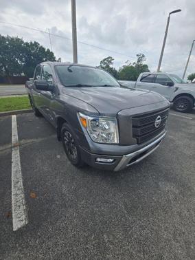 Gun Metallic 2021 Nissan Titan SV